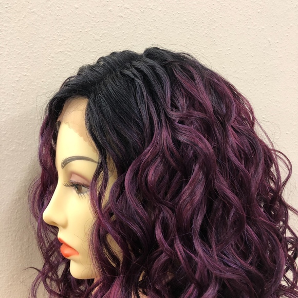 Tricia synthetic lace front J part wig NWT